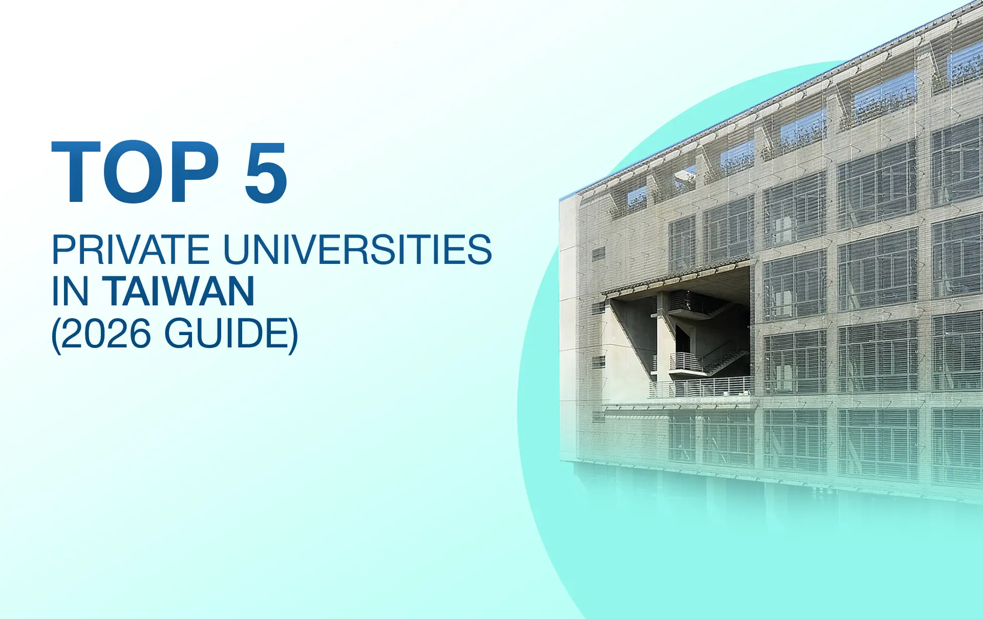 🎓 Top 5 Private Universities in Taiwan for International Students (2026 Guide)